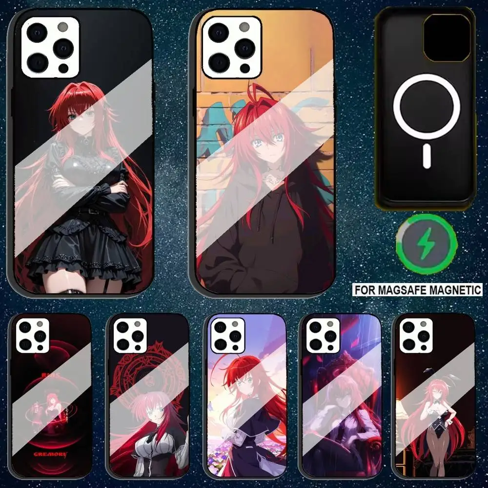 

R-Rias High School Gremory Phone Case For iPhone 17,16,15,14,13,12,11,Pro,Max,Plus,Mini,SE4,E Magnetic Magsafe Wireless Charging