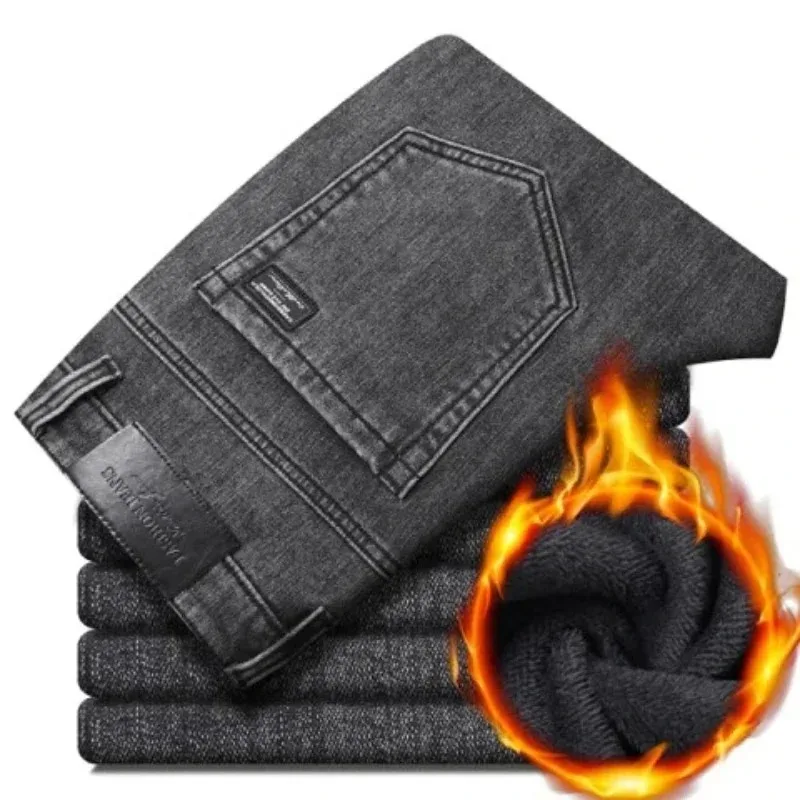 Unbranded Men's Straight Jeans Black 3