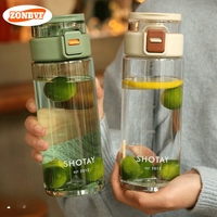 550ml sports kettle portable leak-proof tritan plastic drinking cup with tea filter Travel fitness outdoor sports cup