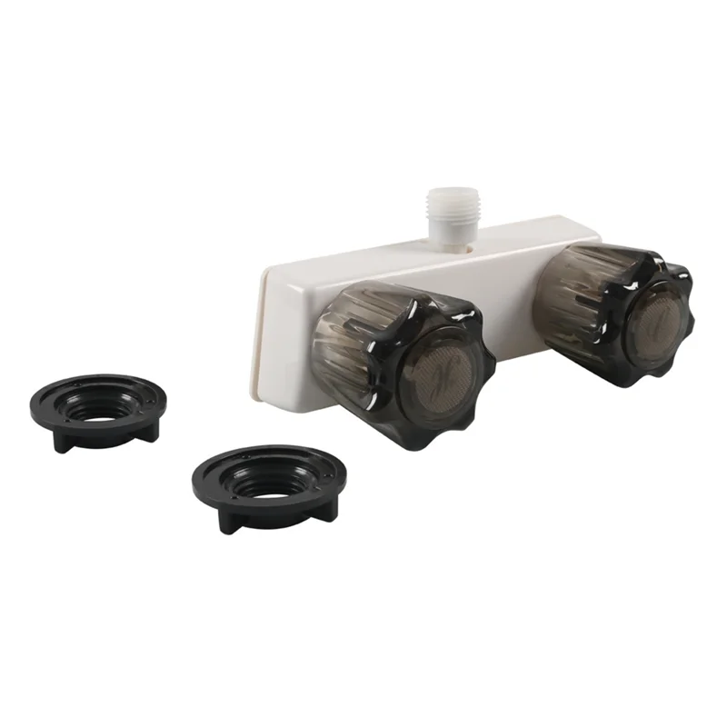 

For RV Shower Faucet Valve With Dual Knobs Diverter For RV/Motorhome Camper Van Travel