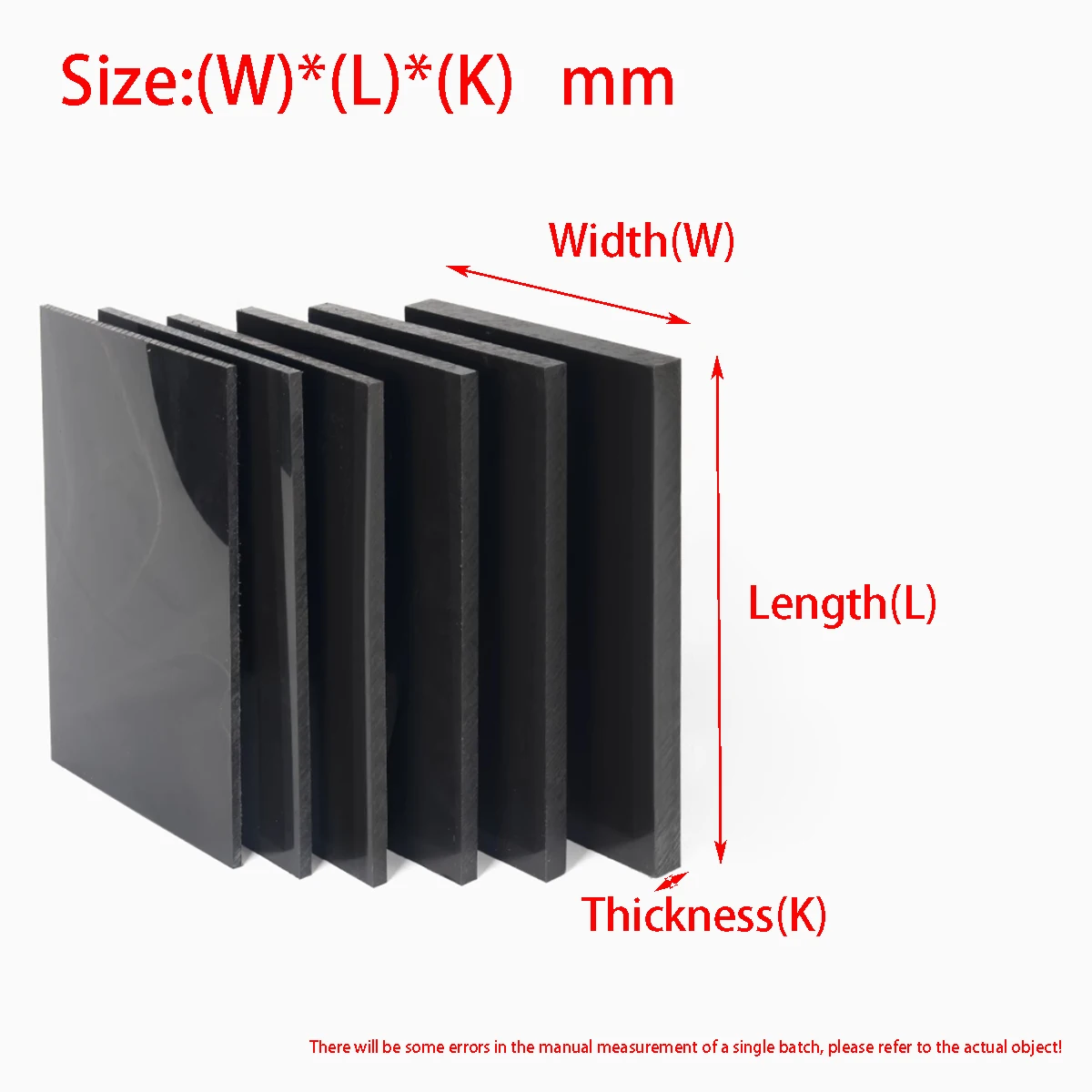 Black PP Board Plastic Hard Board Environmentally Friendly Acid And Alkali Resistant Board Thickness 3/4/5/6/8/10/12/15/20mm