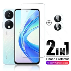 HonorX7b 4G Case 2In1 Camera Lens Screen Protector Tempered Glass For Honor X7b 4G Protective Glass Honar Honer X7b X 7b X7 b 4G