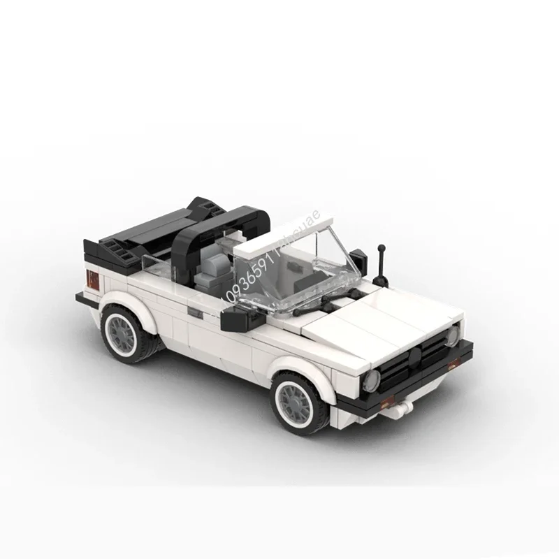 

260pcs MOC Volkswagened Golf MK1 Convertible City Champions Model Building Blocks Craft Toys Idea DIY Education Christmas Gifts