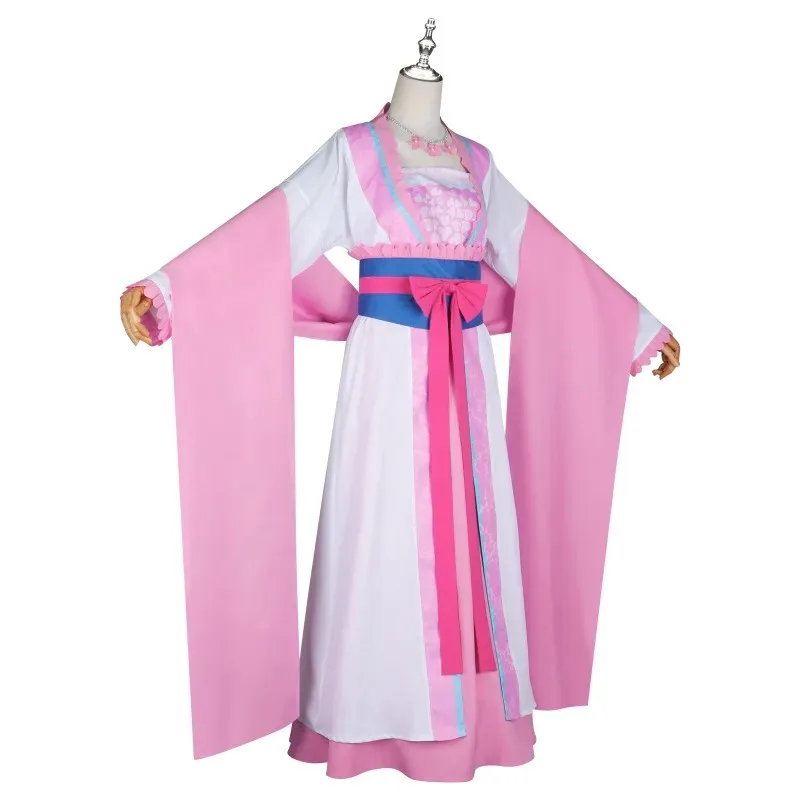 ABC123 أنيمي يوميات الصيدلي Lishu Hanfu فستان تأثيري حلي شعر مستعار أغطية الرأس أقراط النساء الفتيات Kusuriya no x;3,f'6,h.7;j #1