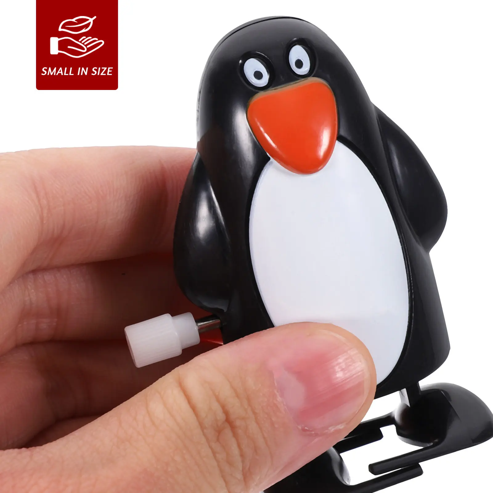 

6Pcs Christmas Wind-Up Santa Claus Novelty Walking Xmas Party Plaything Desktop Ornament Fun Gift Decoration Christmas Toy