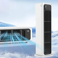 Ventilateur de climatisation personnel, ventilateur tour, 3600 mAh USB, 100 vitesses réglables, ventilateur électrique mural rafraîchissant 4