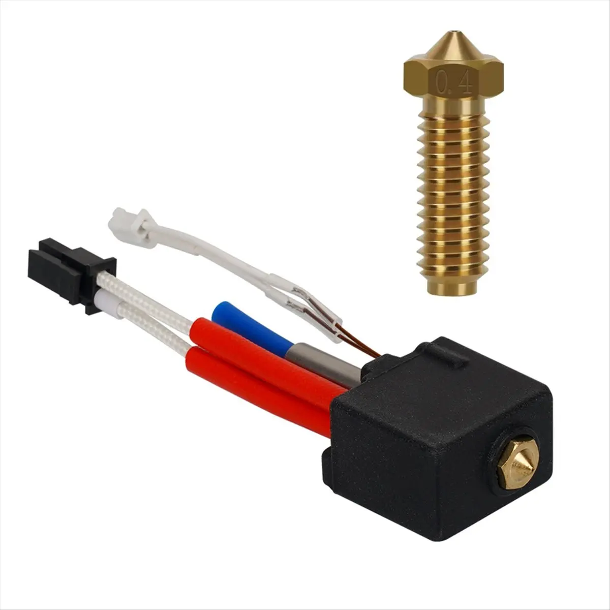 SCLS 1 Set for 2 Hotend Kit 2 Series Neo/Pro/Plus/Max Hot End Kit 24V 60W 100K 2 Heat Sink,A
