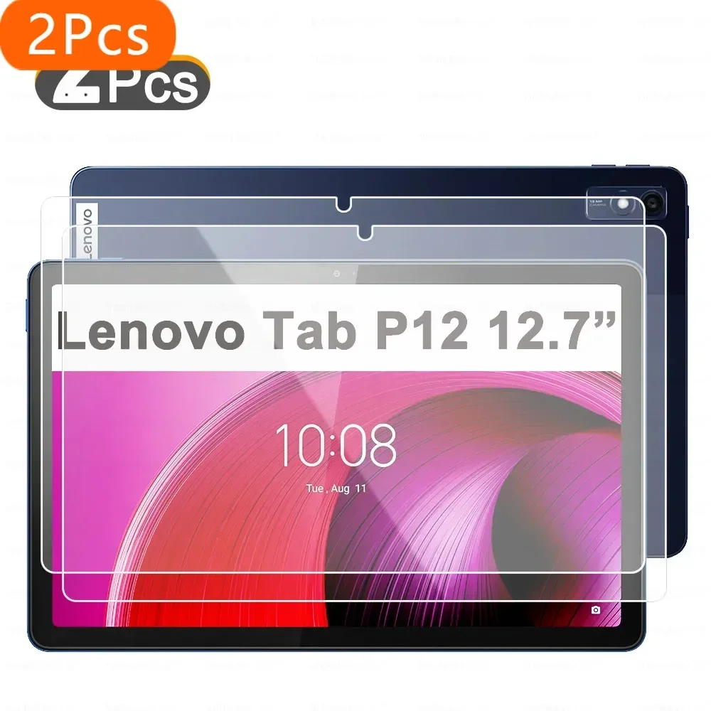 

2Pcs HD Scratch Proof Screen Protector Tempered Glass For Lenovo Tab P12 12.7-inch 2023 Tablet Protective Film