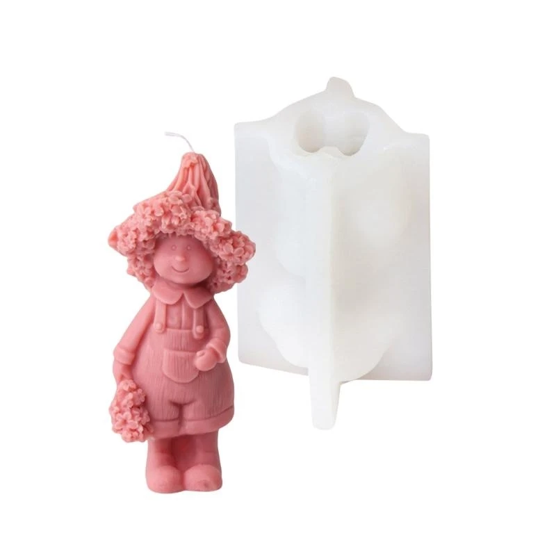 

Crafting Moulds Boy/Girl Ornament Moulds Silicone Texture for Crafting