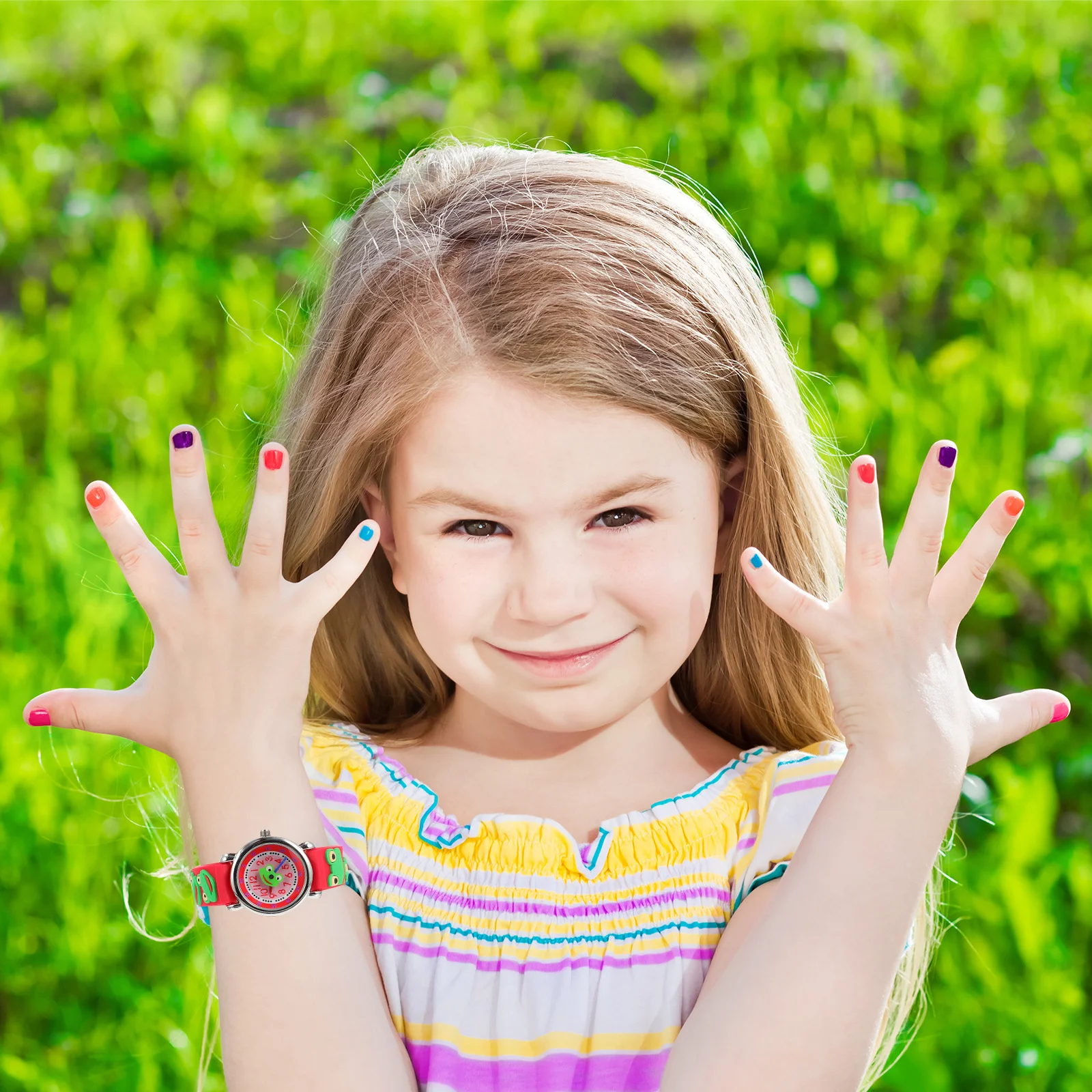 1Pcs Watch Cartoon 3D Silicone Wristwatch Fine Craftsmanship Comfortable Outdoor 's Watch