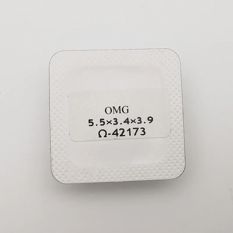 تيجان الساعة مع أنبوب 42173 لـ Seamaster 300M، تناسب أجزاء ساعة ما بعد البيع الأصلية فقط