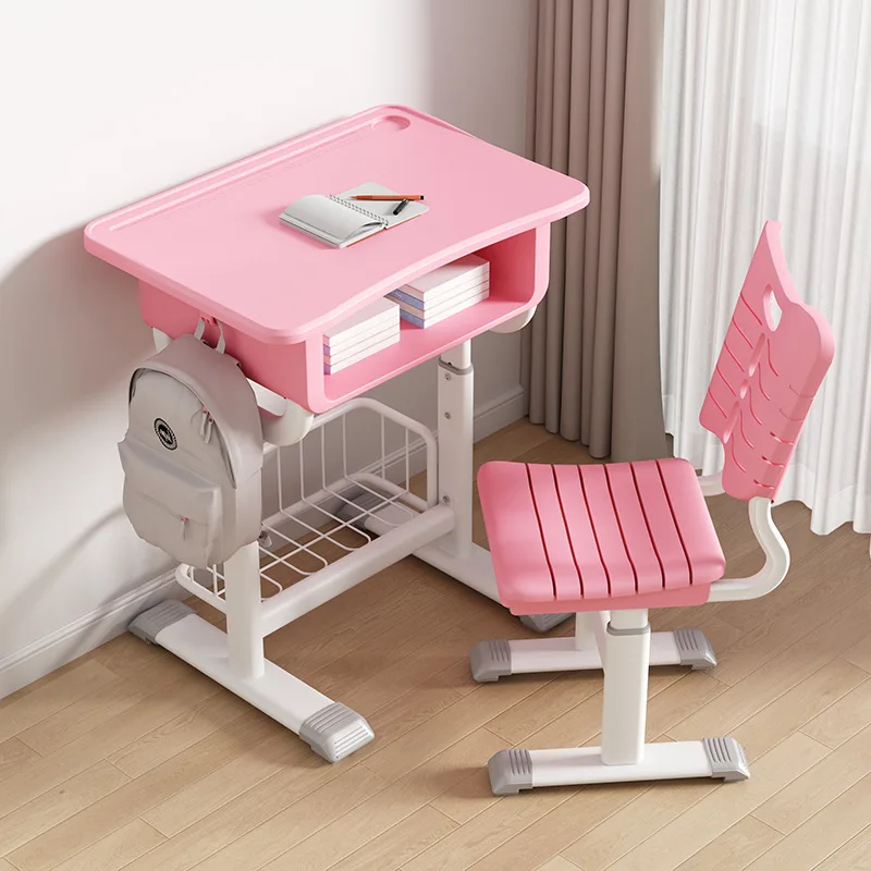 Children's Study Table, Primary and Secondary School Students' Homework Desk, Household Writing Table, Children's and Girls' Sim