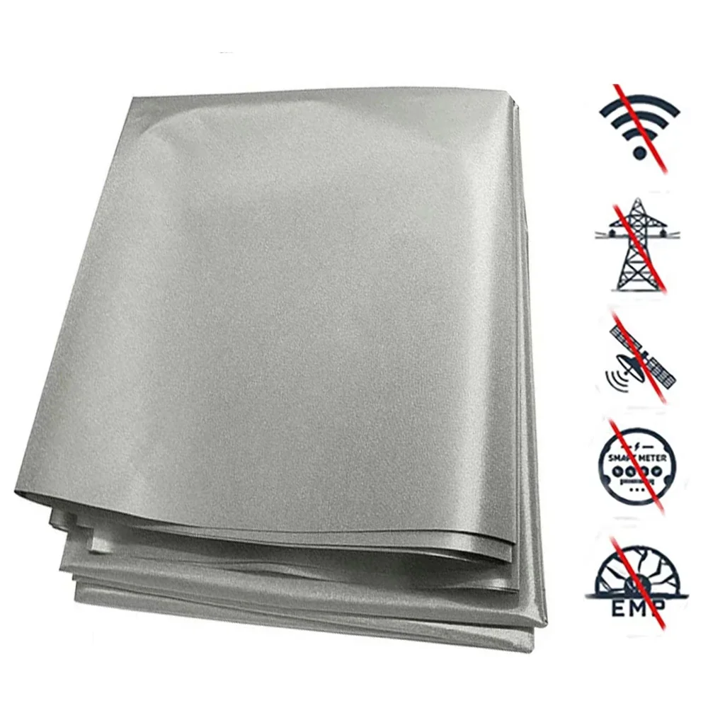 Faraday Fabric for High - Frequency Protection: Blocks 4G, 5G WIFI Signals, EMF/EMI Shielding Cloth, Great for DIY Wireless