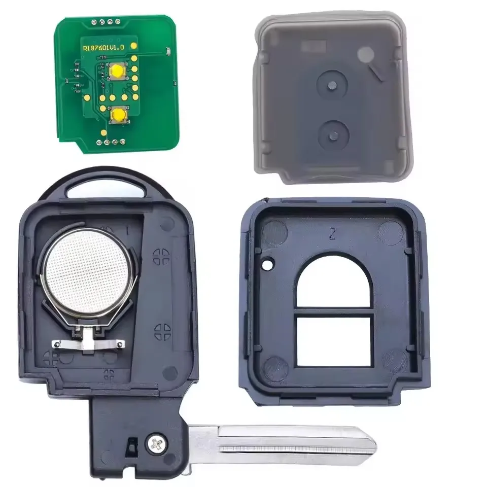 

KEYECU Replacement Keyless Remote key 2Button 433MHz 4D60 Chip for Nissan Micra X-trail Note NV200 TIIDA 285E3AX605 / 285E3BC00A