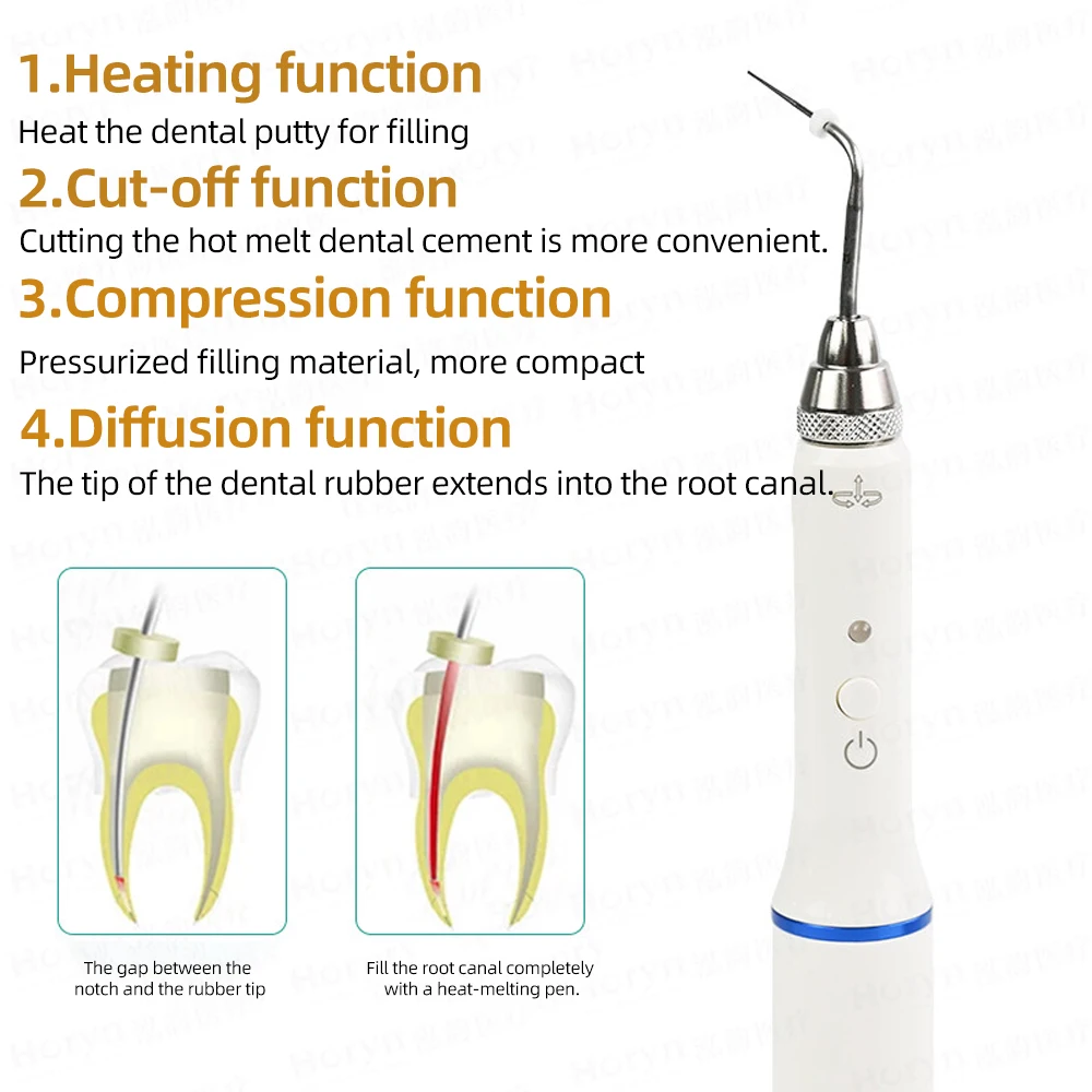 Dental Glue Tip Heater Glue Tip Hot Melt Pen Root Canal Filling Cutting Device Dental Equipment