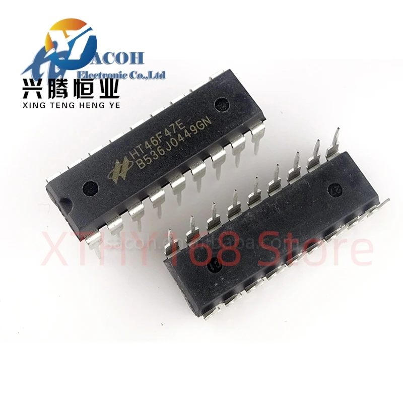 5PCS/lot New OriginaI HT46F47E HT46F47 or HT46F46E or HT46F48E or HT46F49E DIP-18 8-Bit MCU with EEPROM