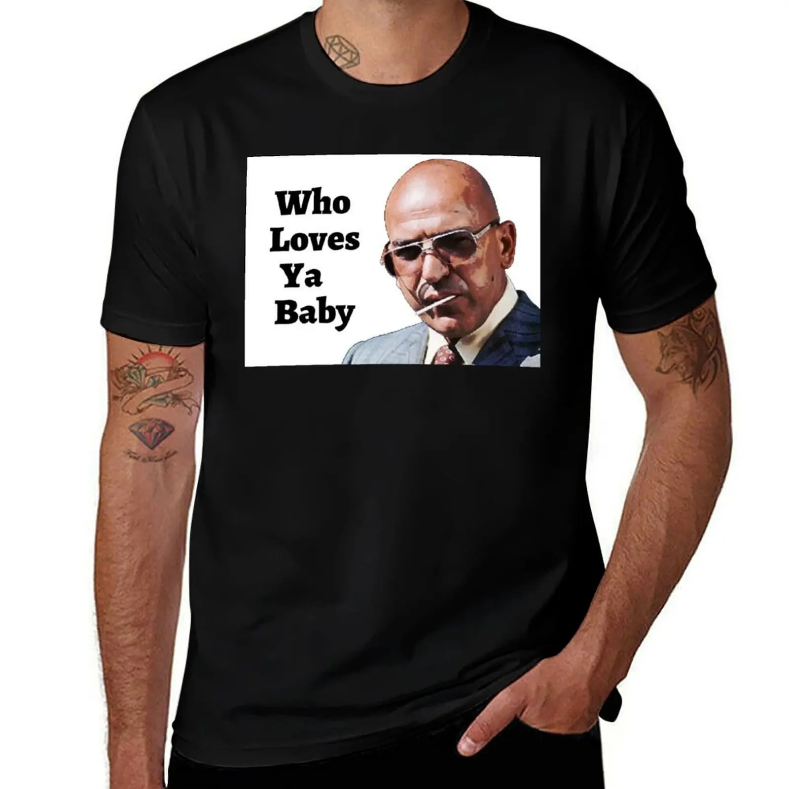 

Kojak - Who Loves Ya Baby T-Shirt Comfortable Daily Wear Tee