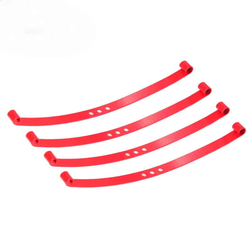 4pcs Super Soft Steel Front and Rear Axle Shock Absorber Leaf Springs for RC4WD TF2 1/10 RC Car Upgrade Parts Accessories