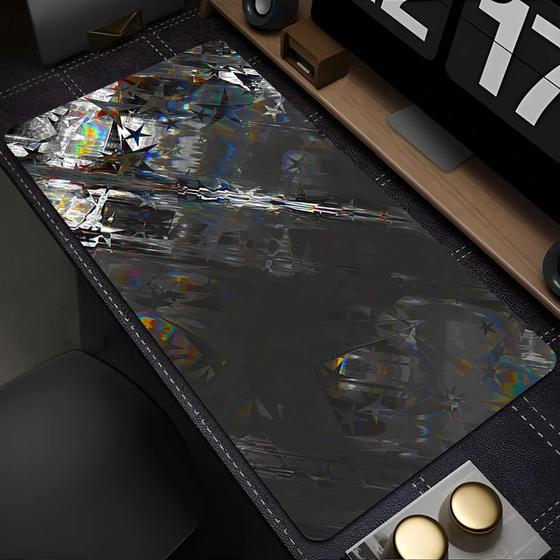 

Keyboard Pad Lock Edge Extended Mousepad Kawaii Office Laptop Star Pattern Art Desktop Protection Mat Rug PC Gaming HD Mouse Pad