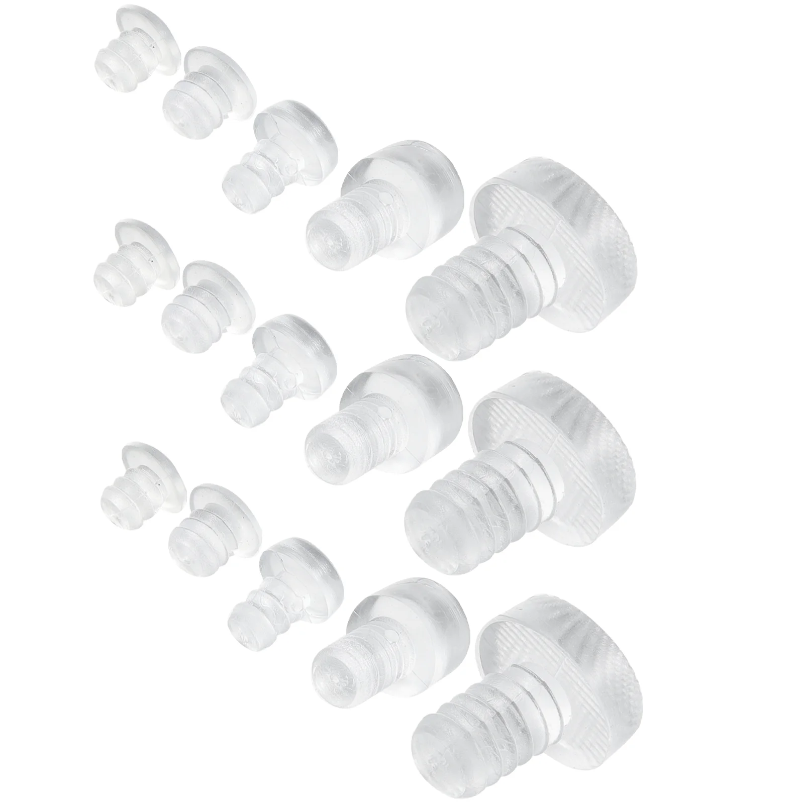 100 шт., прозрачные резиновые бамперы для мебели