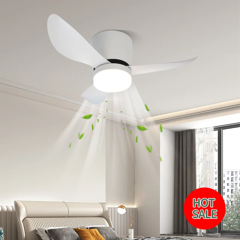 Intelligent Ceiling Fan, Modern LED DC Variable Frequency, with Remote Control, Household Ventilation Fan, Bedroom Electric Fan