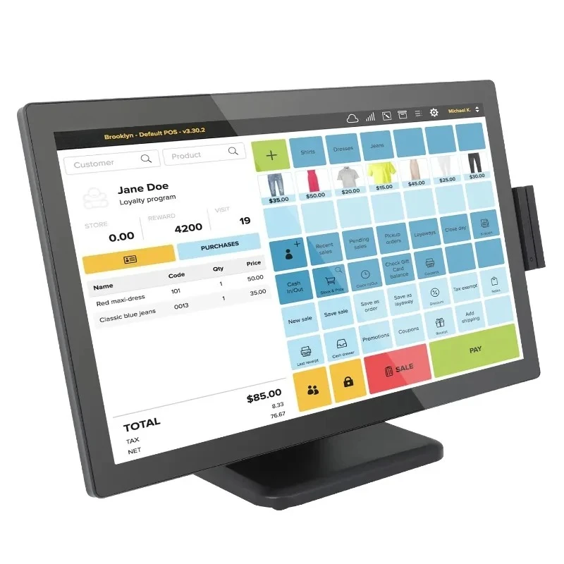 

2026 Affordable 21.5inch Dual Touch Cash Register 10 Capacitive POS Terminal Small Businesses POS System