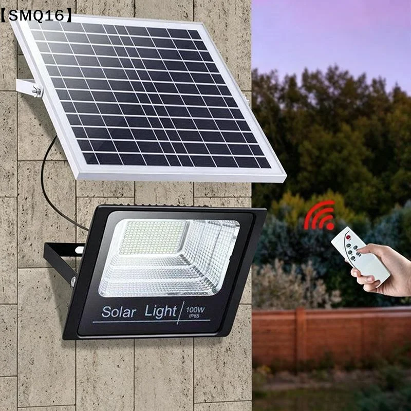 25W IP67 Solar Flood Light With Remote Control And Energy Saving Design Perfect Outdoor Garden Yard Patio Porch Lighting【SMQ】