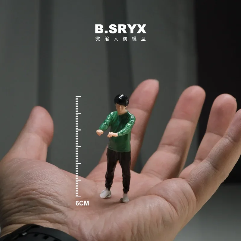 1:32 anime reboque mini boneca figura modelo em miniatura fotografia adereços modelo de cena diy mesa areia paisagismo ornamento presente