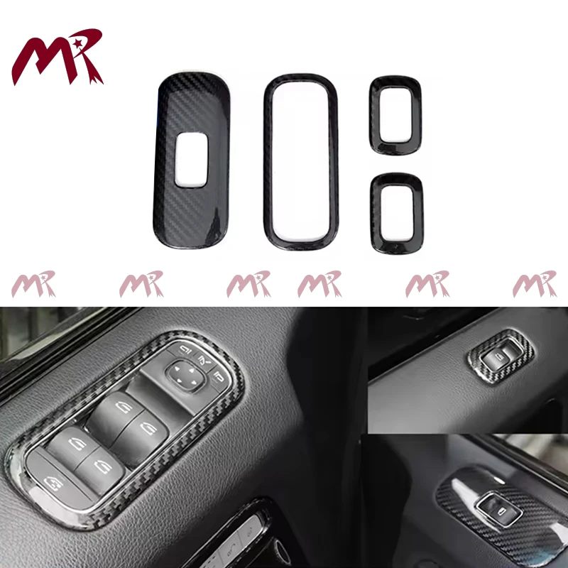 Authentic Dry Carbon Interior For G Class W464 / W465 Dry Carbon Window Switch Panel G500 G63 G450d Dry Carbon Interior