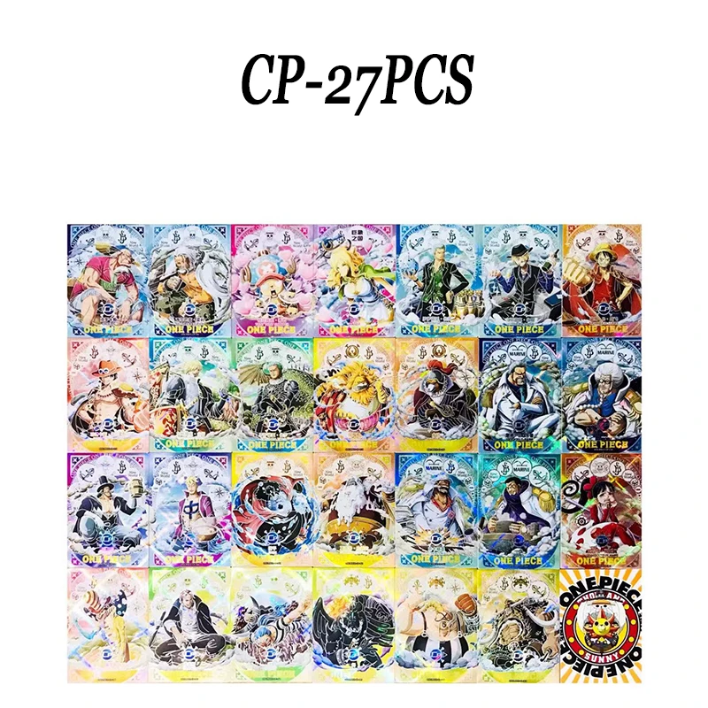 One Piece Ur Qr Cp Series Luffy Nami Hancock Ace Anime Characters Rare Collection Flash Card Cartoon Toys Christmas Gift