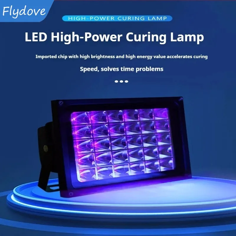 強力な6w-80w-uv-led硬化ランプ-樹脂、接着剤、インク、ネイルジェル用-365-395-405nm