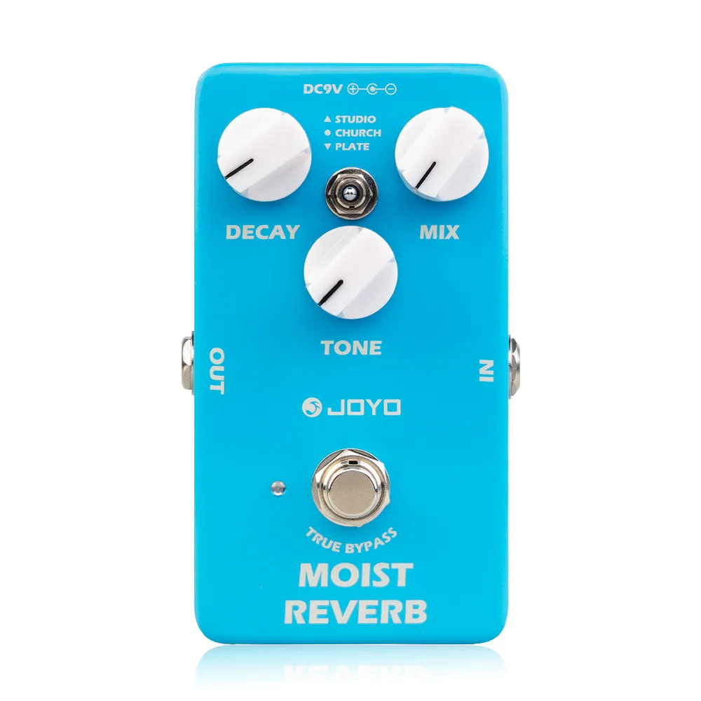 

JOYO JF-20 MOIST REVERB Digital Reverb Pedal High Performance 32-bit DSP Chip True Bypass 3 Reverb Effects Studio/Church/Plate