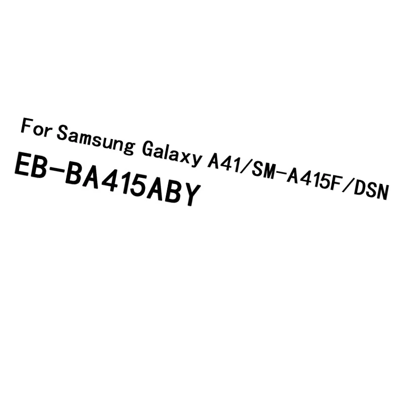 100% 3500mAh Brand New EB-BA415ABY Replacement Battery For Samsung Galaxy A41 A415 A415F Mobile Phone Batteria+Tool Latest Date