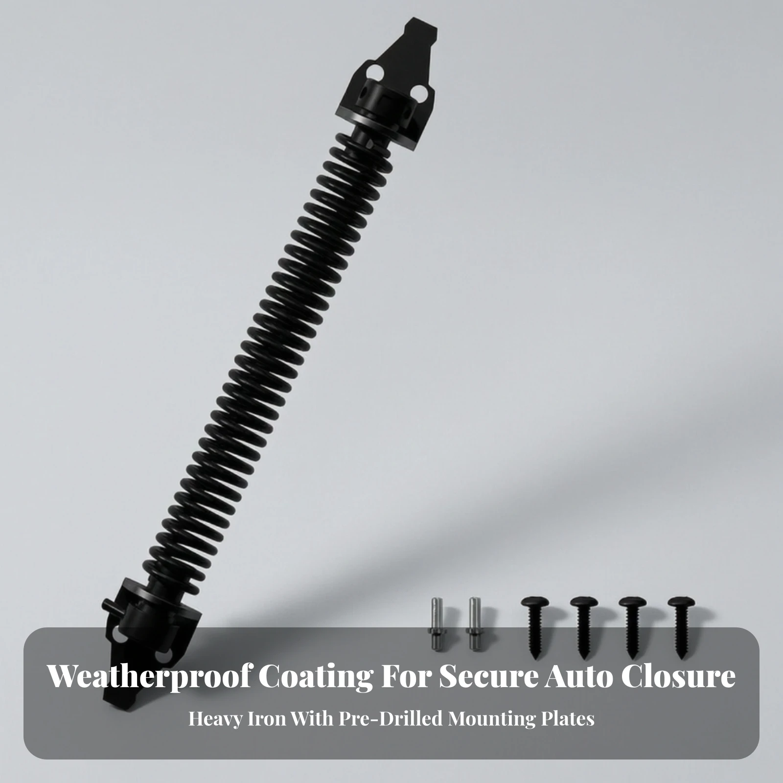 Self-Closing Gate Spring Rust-Resistant Self-Closing Gate Hinge Spring Hinge Long-Lasting for DIYers, Garden Gates