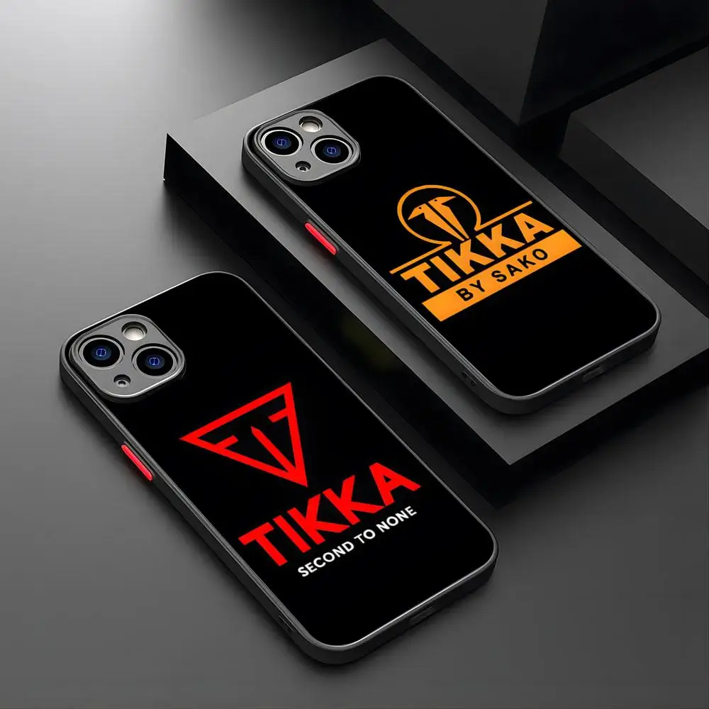 Tikka T3 Second To None Sako Phone Case For iPhone 15 14 12 13 11 Pro Max XR XS Mini X Dirty resistant 7 8 Plus matte Cover