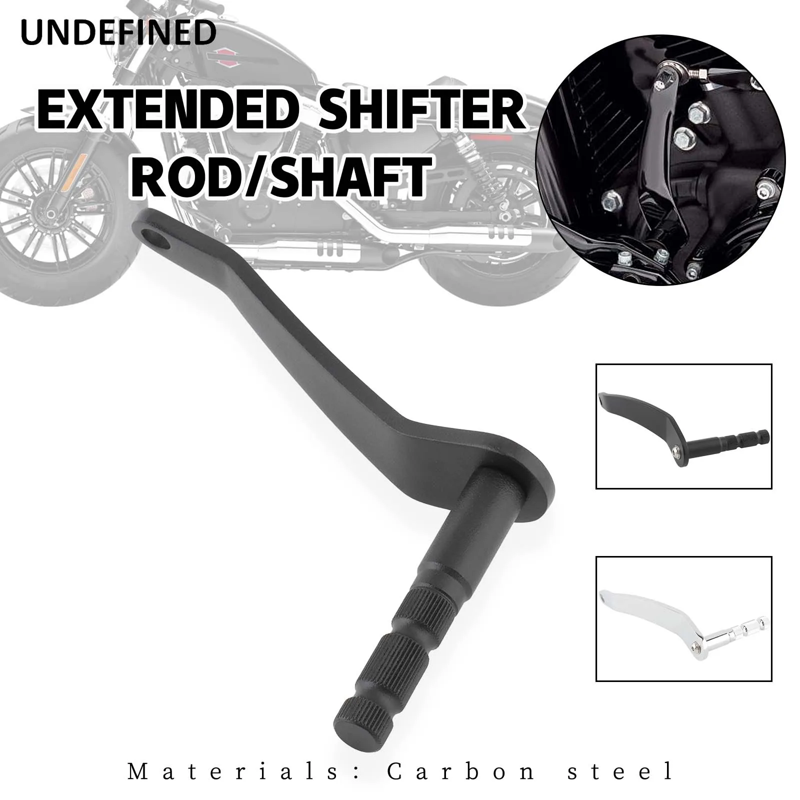 Extended Shifter Rod Shaft Shift Arm Fits For Harley FL Softail 2018-2023 Softail Slim FLSL Heritage Classic Fat Boy Deluxe FLDE