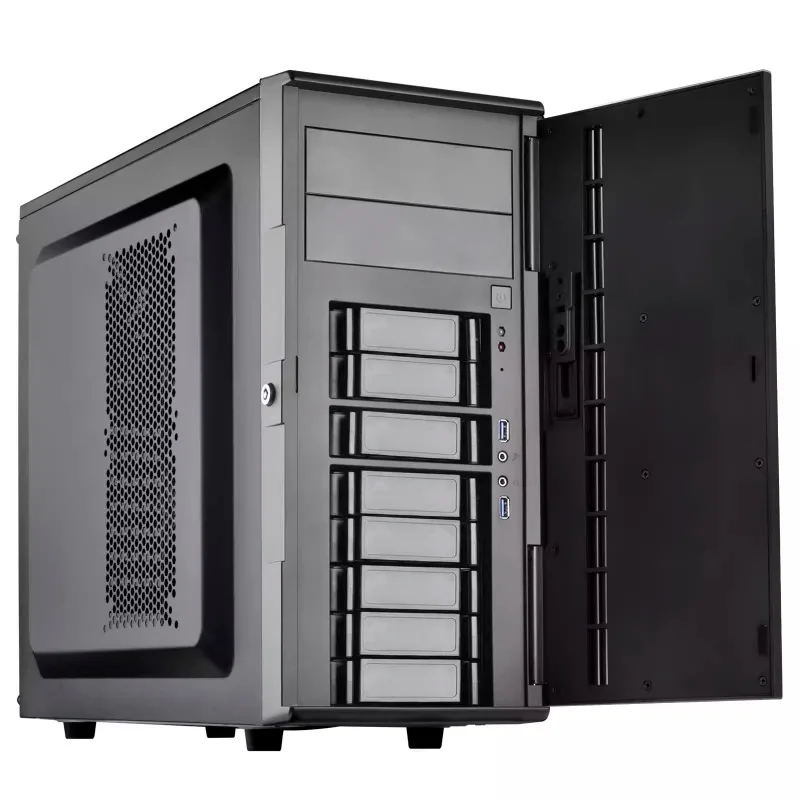 CS380 Storage Server Nas Chassis/Compatible 8x3.5 Hot Swappable Hard Disks