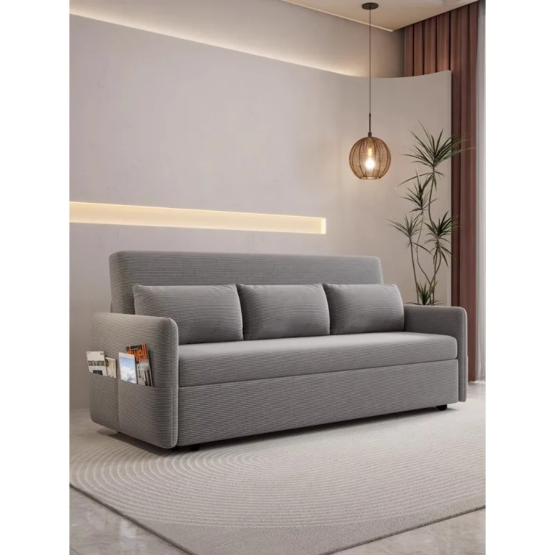 

Nordic sofa bed, foldable dual-purpose sitting and sleeping, multifunctional pull-out and telescopic study, internet famous Ital