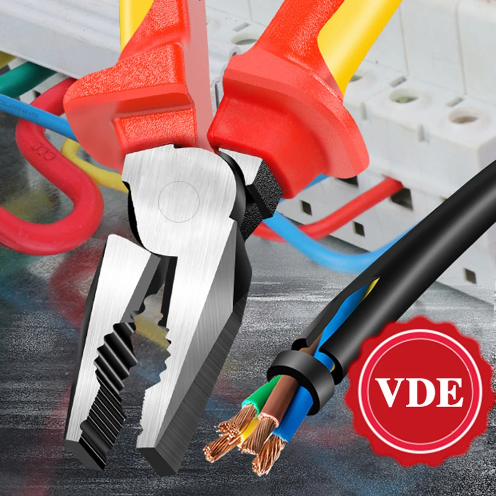 6/7/8 zoll Professionelle Schneiden Zangen Abisolieren Werkzeug Seite Cutter Kabel Grate Nipper Elektriker DIY Reparatur Hand Werkzeuge – Detail 3