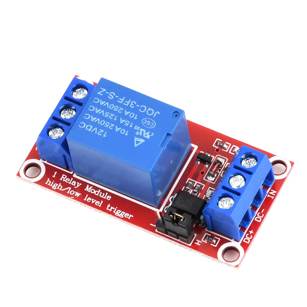 One 1 Channel Relay Module DC 5V 9V 12V 24V High and Low Level Trigger Relay Control Board with Optocoupler