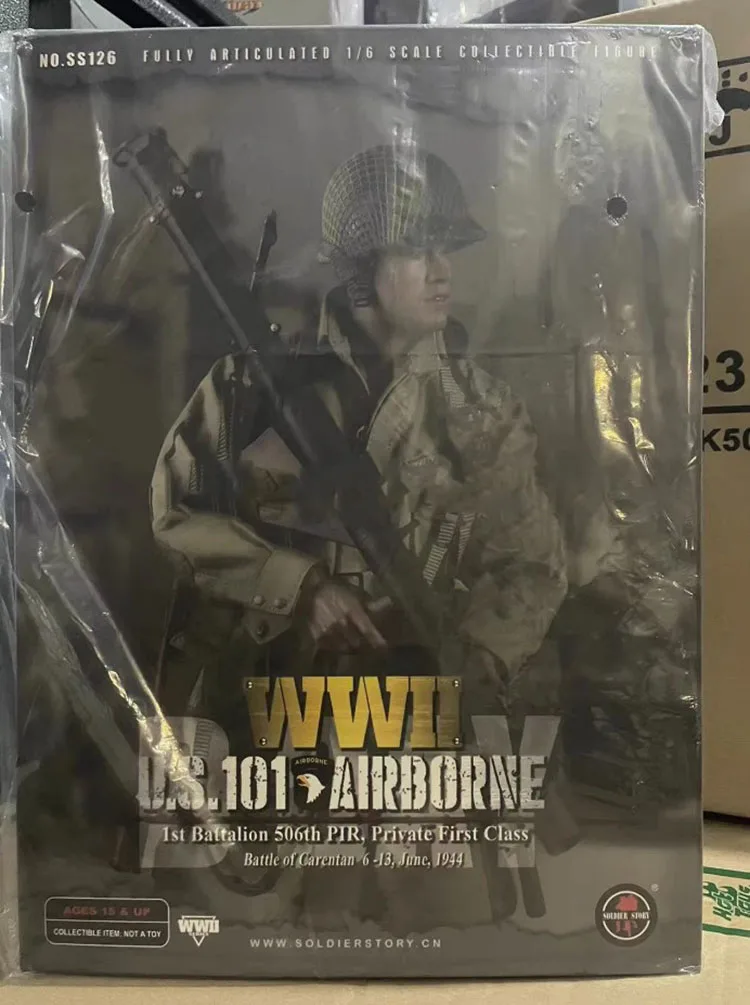 SS-126 soldierstory 1/6 soldados americanos 101st airbornediv. 1st batalhão 506th pir, primeiro colecionável privado 12 "figura de ação