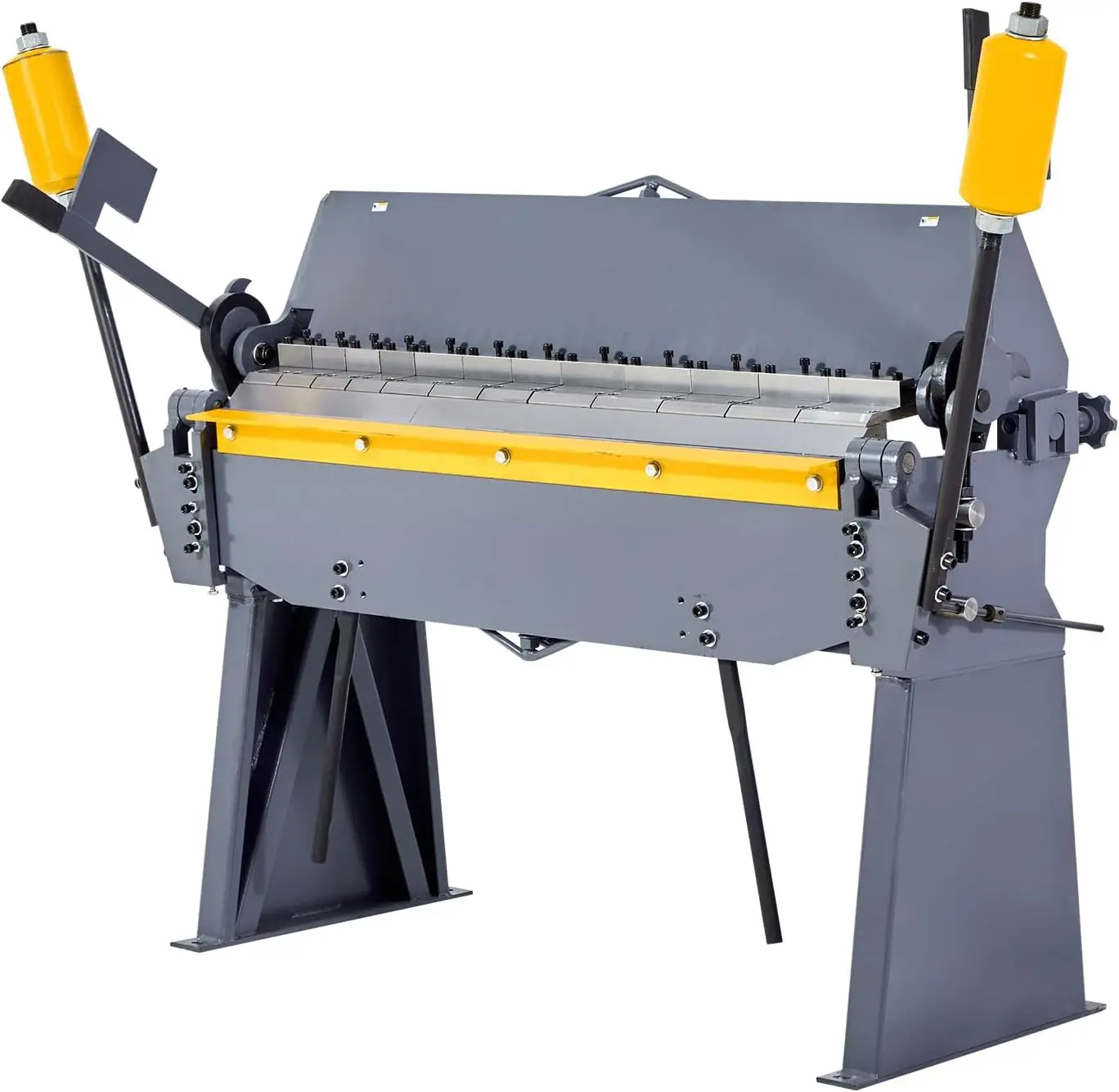 VEVOR Box and Pan Brake, 48 in Sheet Metal Bending Brake, 12-Gauge Mild Steel Capacity, 0-135 Degree Adjustable, Metal Bender Ma