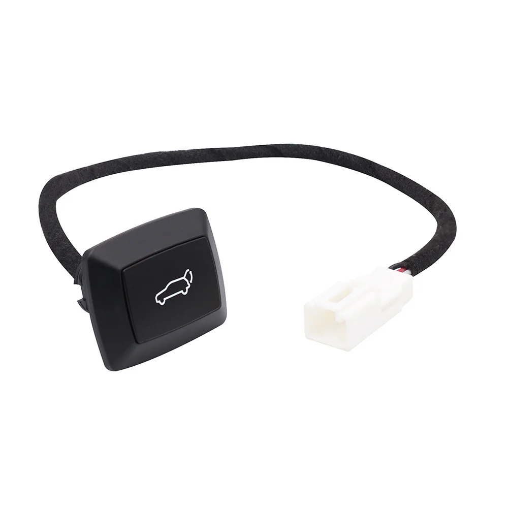Tombol Universal 12V untuk Buka Bagasi, Saklar Pembuka Bagasi dengan Indikator LED untuk SUV dan Kendaraan Off-Road, Warna Hitam