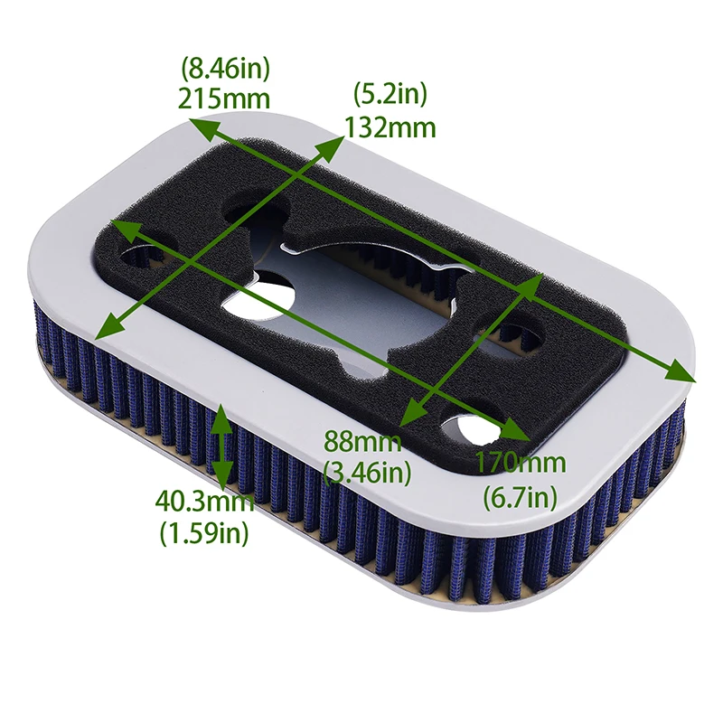 Road Passion Motorcycle Air Filter For Harley Sportster 1200 883 XLH1200 XL1200C XLH1200C XL1200S XLH1200S XLH883 XL1200 XL883