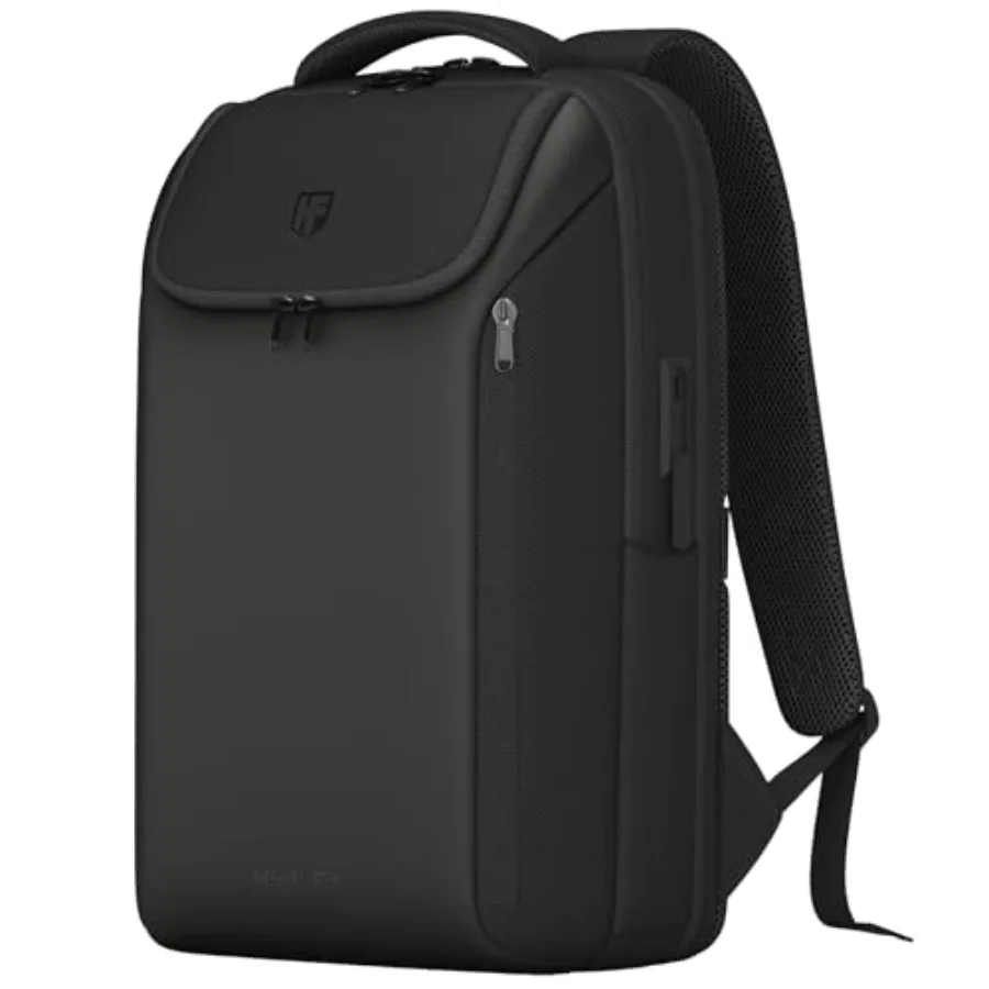 

Рюкзак BackpackFashion для путешествий и бизнеса, водонепроницаемый, подходит для ноутбуков 17.3 дюймов, одобрен TSA для авиаперелетов, с USB-портом для зарядки.