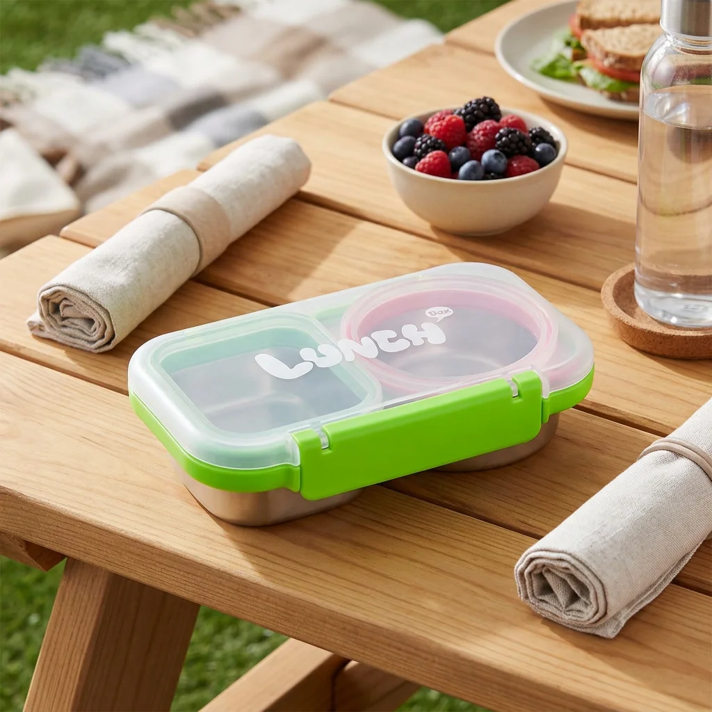 Food Storage Stainless Steel Containers - Bento Box Portable School Lunch Container
