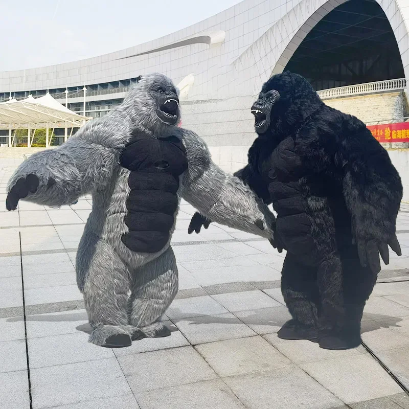 King Kong gigantyczny nadmuchiwany kostium goryla 2.6M Hulk kostium maskotka Halloween pluszowa maskotka zwierząt wenecka karnawałowa odzież