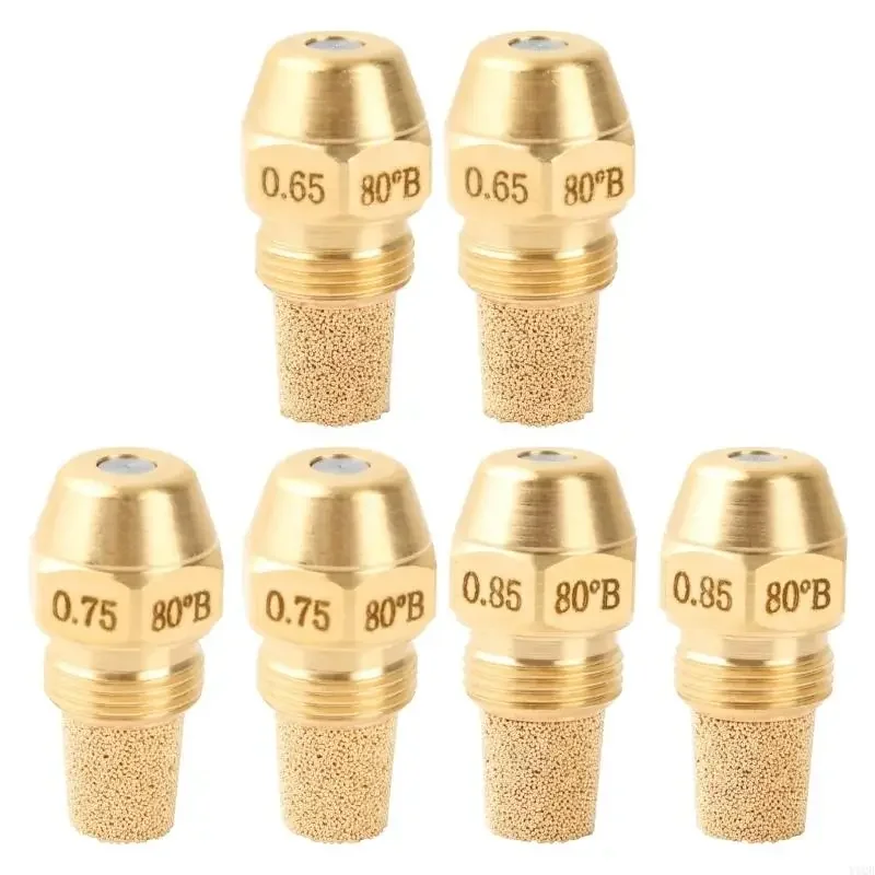 

Replacement Burning Nozzle Pair 80 Degree Sprayer Thermal Metal Waste Oil Burning Nozzle Boiler Heater Combustion