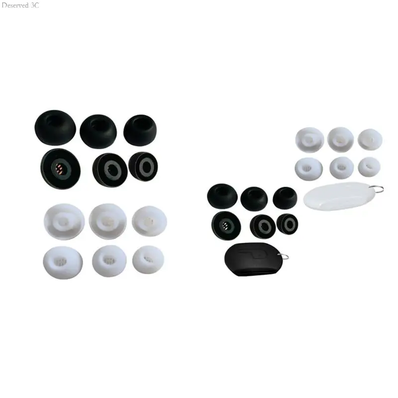 Soft Earbud Tips with Storage Case for HUAWEI 5i Enhances Sound Experience and Comfort