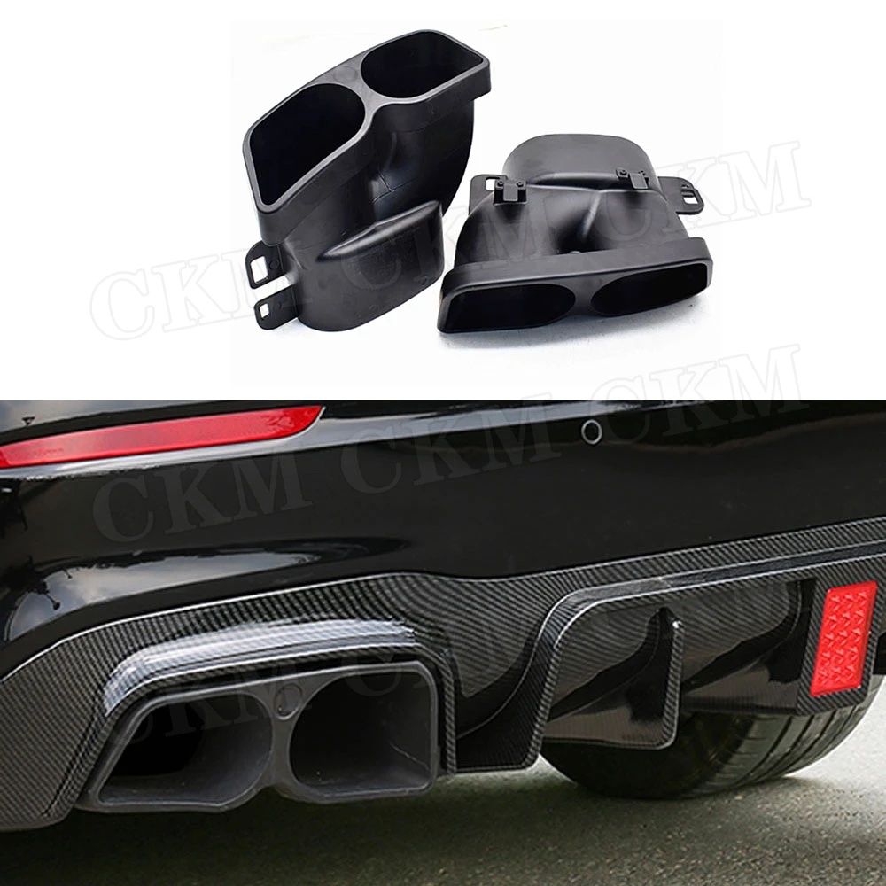 

Exhaust Tail Pipe Muffler Tips For Mercedes Benz C E S GLE GLS Class W205 W212 W213 C238 W207 W222 B Style 304 Stainless Steel